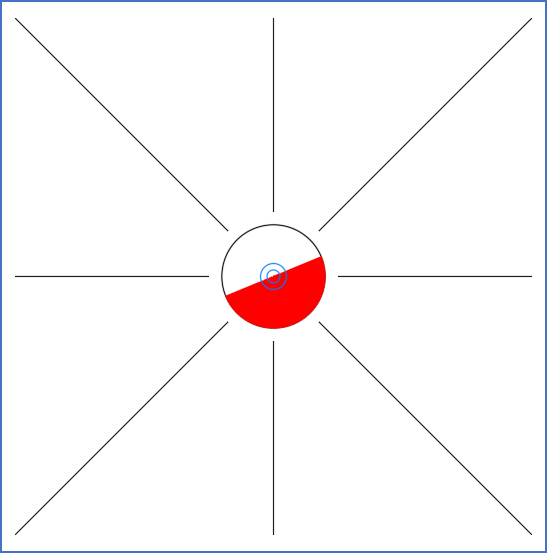 Figure 1250:   The ”piece of cake” marking of external terminal side.