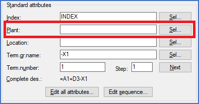 Figure 1273:   The "Plant" field with the associated "Select..." button