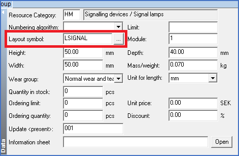 Figure 1626:   The "Layout symbol" field