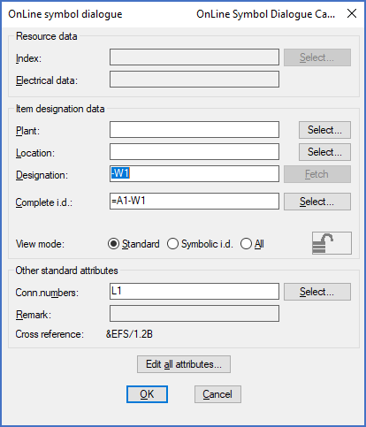 Figure 1398:   The Cable Core Dialogue box
