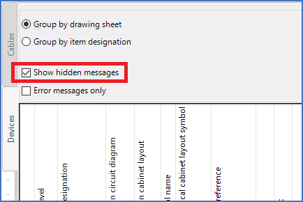 Figure 1288:  The "Show error messages only" option