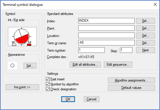 Figure 1372:  The "Terminal symbol dialogue"
