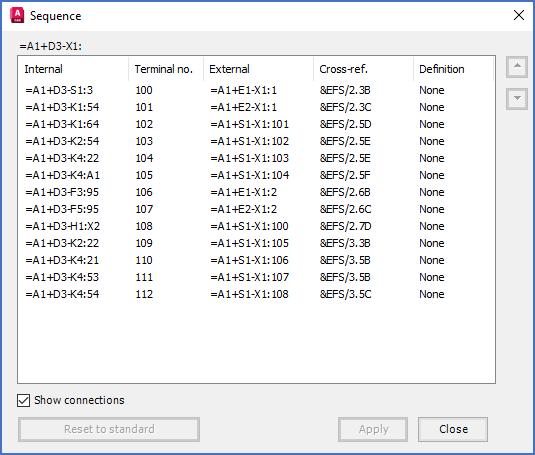Figure 1338:  The "Sequence" dialogue box