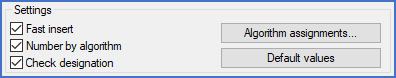 Figure 1339:  The "Settings" section of the Terminal dialogue