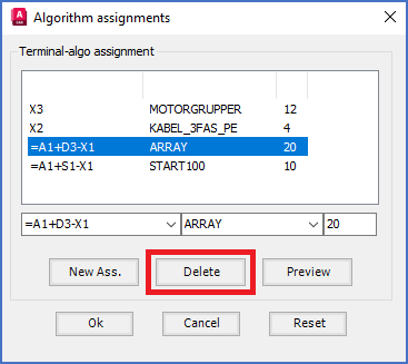 Figure 1350:  The "Delete" button