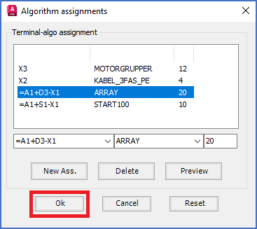 Figure 1353:  The "Ok" button
