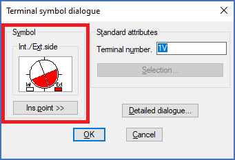 Figure 1360:  The "Symbol" section of the simplified terminal symbol dialogue