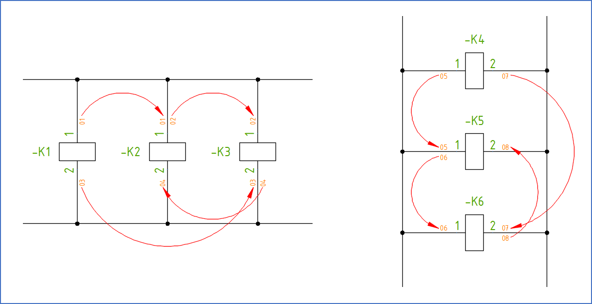 Figure 1254:  Interpretation of the wire-numbers in the two figures above