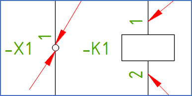 Figure 1247:   The placement of wire-number symbols