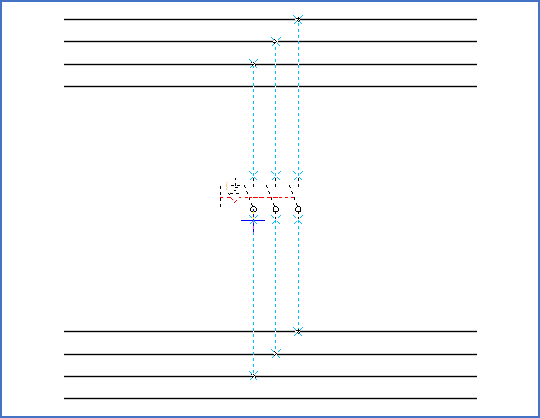 Figure 879:  Using the <TAB> key, the connection sequence can be reversed.