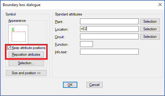 Figure 852:  The "Keep attribute positions" option that may avoid some nuisances