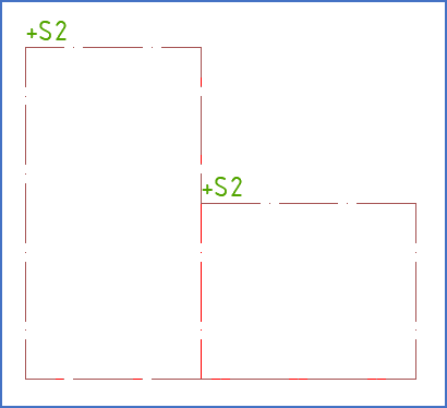 Figure 861:  Lines have been drawn in the “BOUNDARY” layer along the outer border. It is somewhat difficult to see here, but the colour differs slightly.
