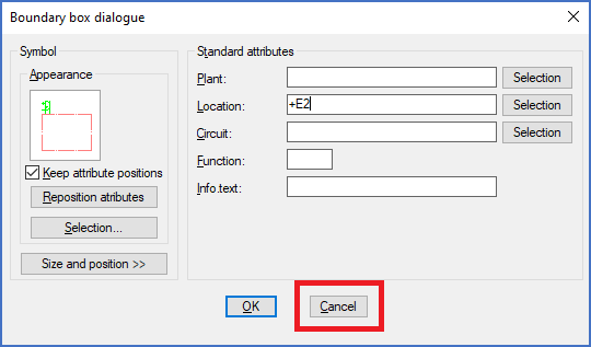 Figure 858:  The "Cancel" button