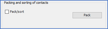 Figure 1100: &nbsp; The "Packing and sorting of contacts" section