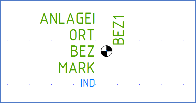 Figure 1643: One of the standard symbols - LMPSYM11 - has been inserted.