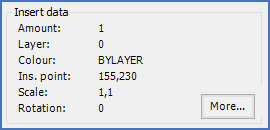 Figure 802: The "Insert data" section Figure 802: The "Insert data" section
