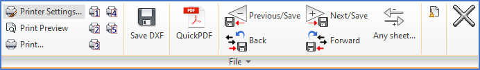 Figure 734: &nbsp;Directly visible commands in the "File" panel of the "File" tab