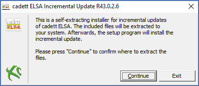 Figure 2333: &nbsp;The installer has started. Please note the version and revision number in the top.