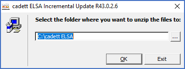Figure 2335: &nbsp;Here, you decide where the temporary files needed for the installation should be unpacked.