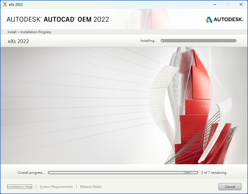 Figure 2567: The installation is proceeding.&nbsp;