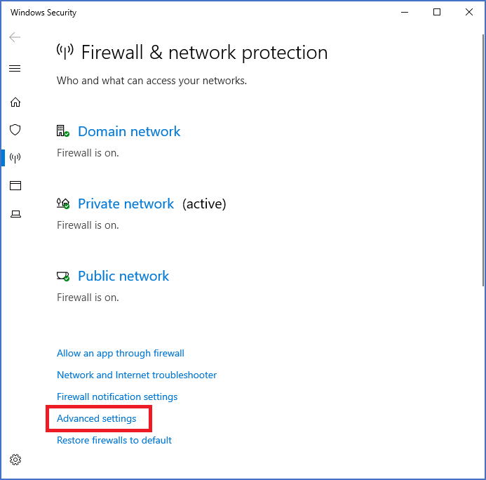 Figure 2573: Select "Advanced settings".