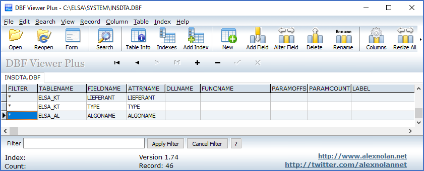 Figure 1260: &nbsp;The three user defined attributes in this example are added to the database.