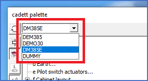 Figure 948: Catalogue selection for the Catalogue mode Figure 948: Catalogue selection for the Catalogue mode