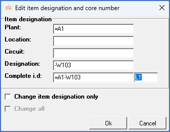 Figure 1355:  Dialogue for changing core number