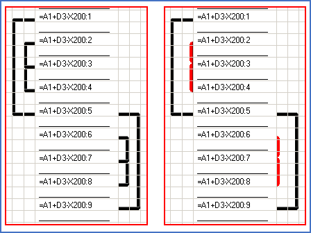 Figure 1194: "Present short links" active to the right, and inactive to the left.