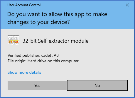 Figure 2347: &nbsp;The installer is elevating to administrator.