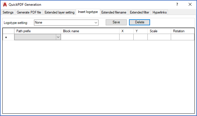 Figure 1055:  The Insert logotype tab.