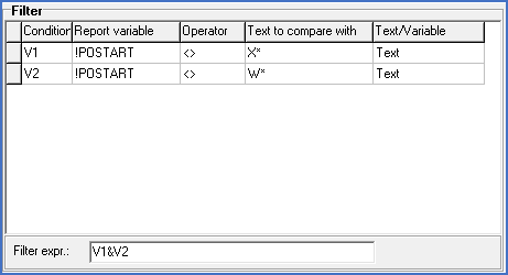 Figure 1414:  Filter conditions