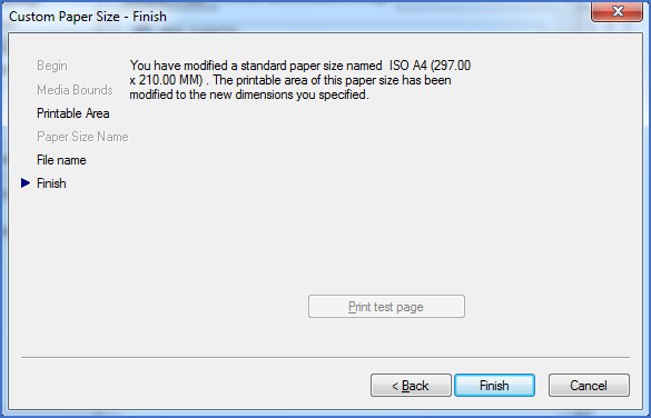Figure 2602: The "Finish" button ends the procedure.