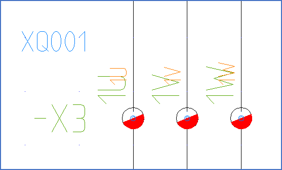 Figure 1024:  Automatically generated wire-numbers with positions that are less than perfect.