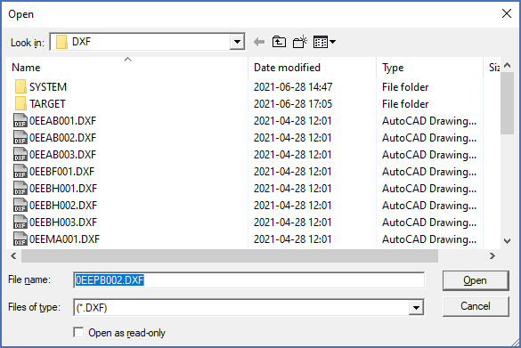 Figure 1411:  Dialogue box for selection of report form