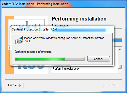 Figure 2408: &nbsp;In the end of the installation process, the hardware lock driver is installed.