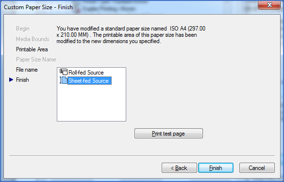 Figure 2618: "Sheet-fed Source" is selected.