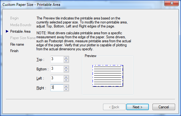 Figure 2600: The margins have been adjusted to reasonable values.