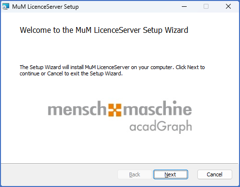 Figure 2407: &nbsp;The installer has been started. Please click “Next”.