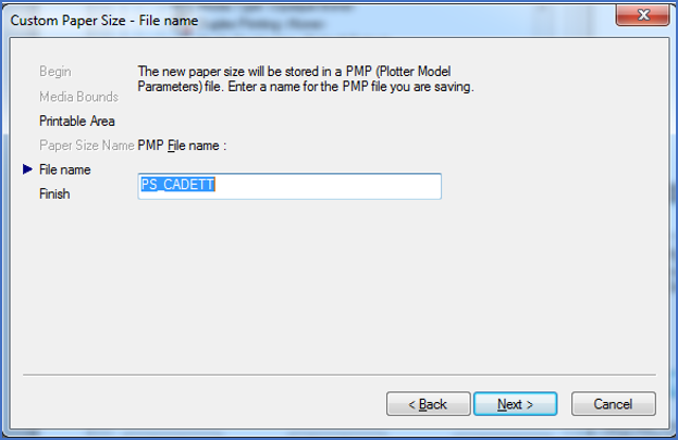 Figure 2617: The name if the PMP file should be "PS_CADETT".