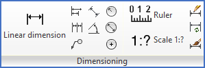 Figure 755:  The "Dimensioning" panel