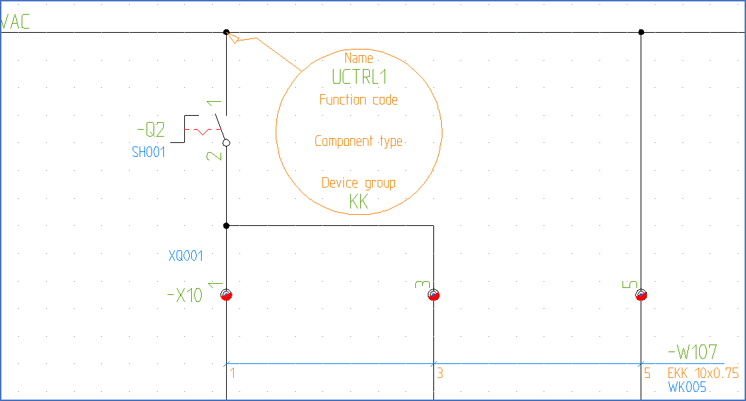 Figure 1242: Left-click to place the insertion point. A Symbol Object will show the placement that you have made.