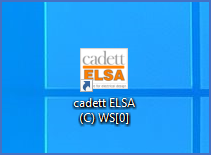 Figure 25:  The cadett ELSA shortcut on the desktop