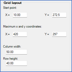 Figure 314: The "Grid layout" section