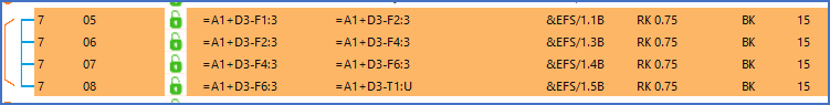 Figure 1753: After pressing the "Insert" button, the specified node name is visible for all four wires in the dialogue box. Figure 1753: After pressing the "Insert" button, the specified node name is visible for all four wires in the dialogue box.
