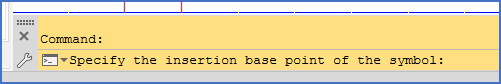 Figure 1159: The prompt to specify insertion point Figure 1159: The prompt to specify insertion point