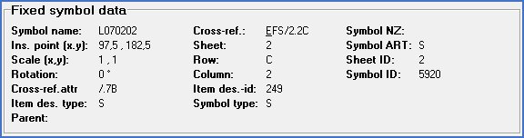Figure 1127:  Fixed symbol attributes in the symbol tab