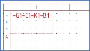 Figure 597:  The function designation in the upper left corner is filled in automatically, based on the document codes.