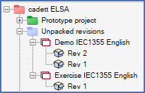 Figure 115: Three unpacked revisions Figure 115: Three unpacked revisions