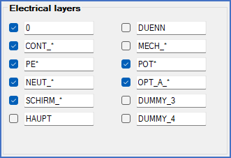 Figure 315: This example comes from a project that uses the DIN5 symbol library, which is based on a layer set that is partly different from the IEC1082. Figure 315: This example comes from a project that uses the DIN5 symbol library, which is based on a layer set that is partly different from the IEC1082.